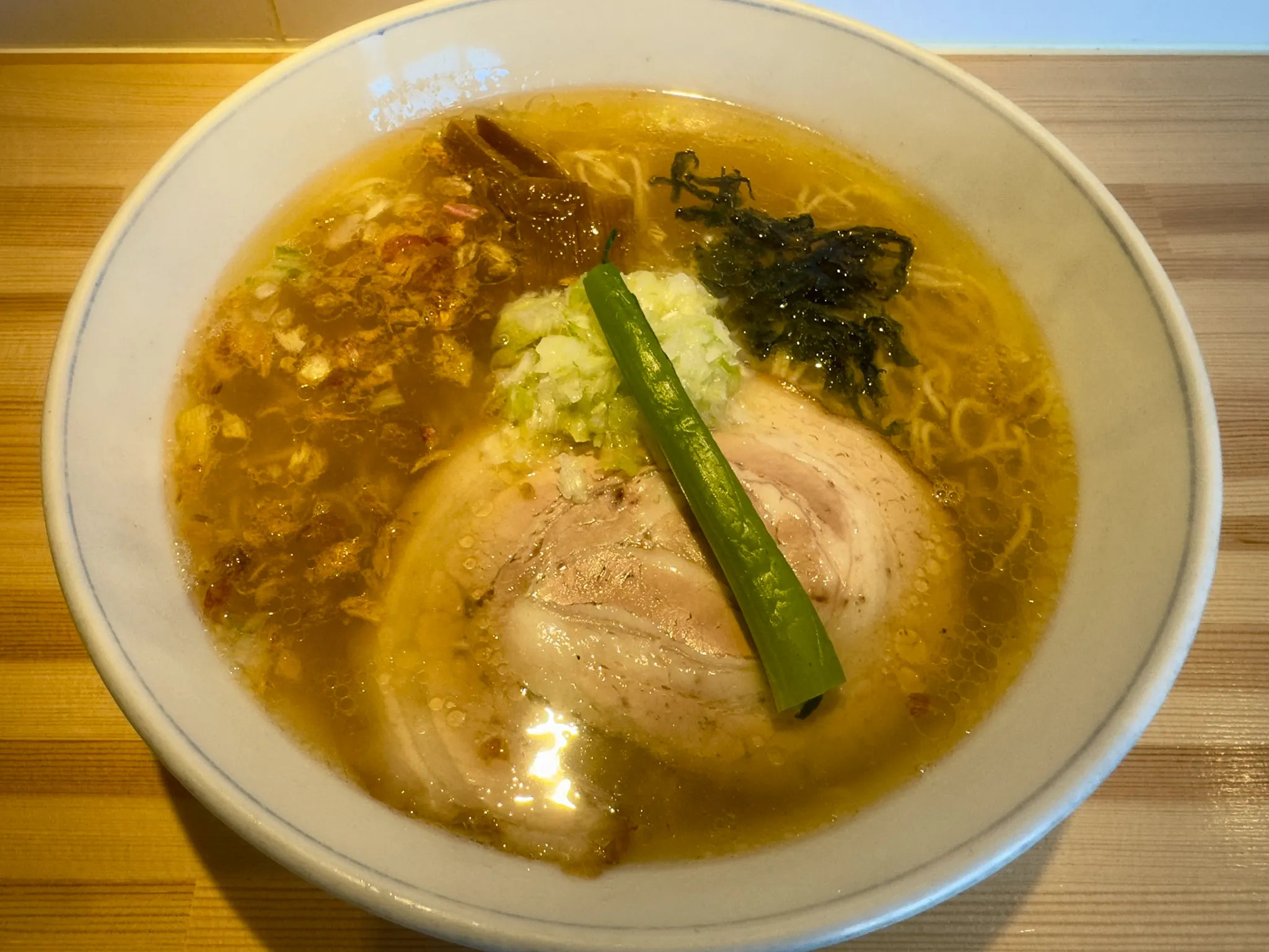 支那そばやの塩ラーメン